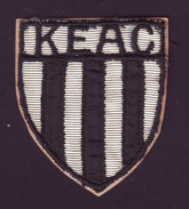 1918 Emblema brodata KEAC Clubul Universitar Atletic Cluj, predecesor U Cluj foto