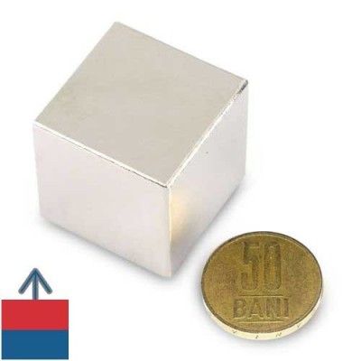 Magnet neodim cub 30 mm N52 foto