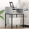 VidaXL Dulap de noapte sonoma gri 40 x 40 x 61 cm Lemn compozit