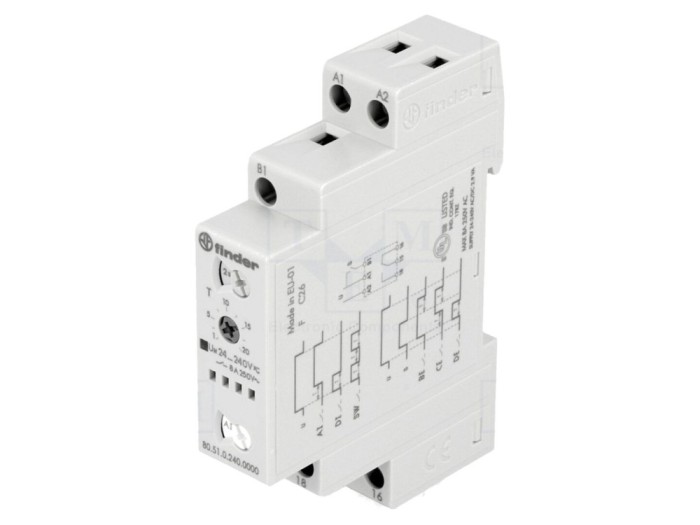 Timer Programabil 0,1s-24h 250VAC 8A
