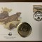 turks - reptile - iguana - FDC cu medalie, fauna wwf
