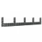 vidaXL Coș de gabion &icirc;n formă de U cu 5 st&acirc;lpi, 500x20x100 cm, fier 151278