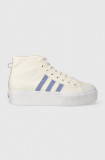 Cumpara ieftin adidas Originals tenisi femei, culoarea bej