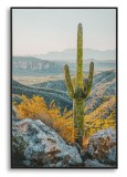 Mauro Ferretti Pictura Pe Panza Lacuita, Cu Rama, Cactus -B- Cm 60X4X88 | Aosom Romania