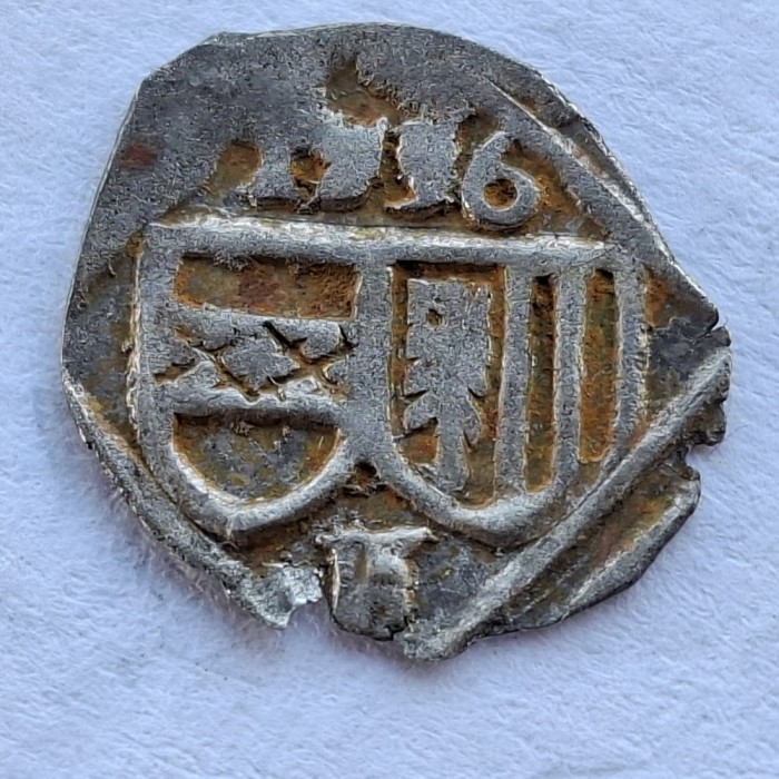 Austria 1 pfenning 1536 Linz argint Ferdinand I