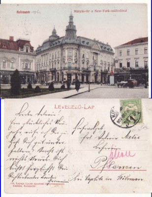 Cluj- vedere 1907 foto