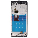 Display LCD + Touchscreen cu Rama Original Motorola Moto G13, G23 Negru (Service Pack)