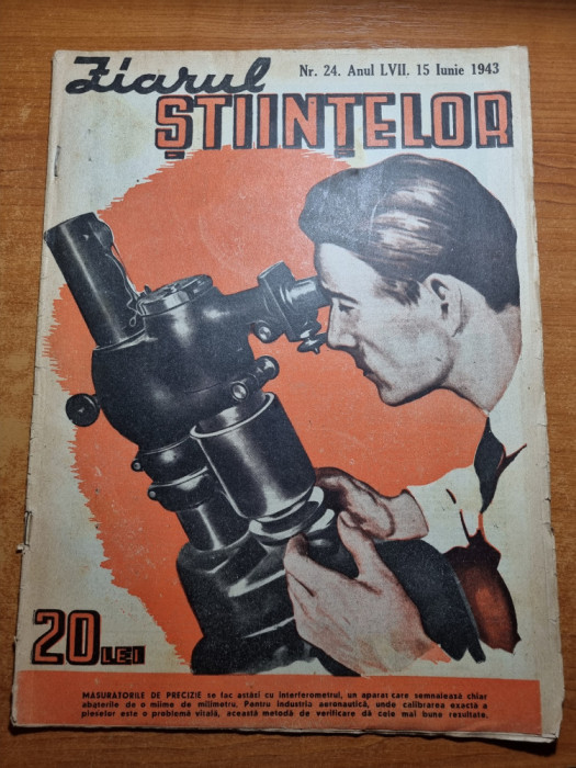 ziarul stiintelor 15 iunie 1943-filmul si fotografia in scoala germana
