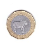 Moneda Mauritania 10 ouguiya 2018, stare buna, curata