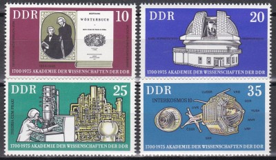 Germania RDG 1975 - A 275-a aniversare a Academiei de Științe MNH foto