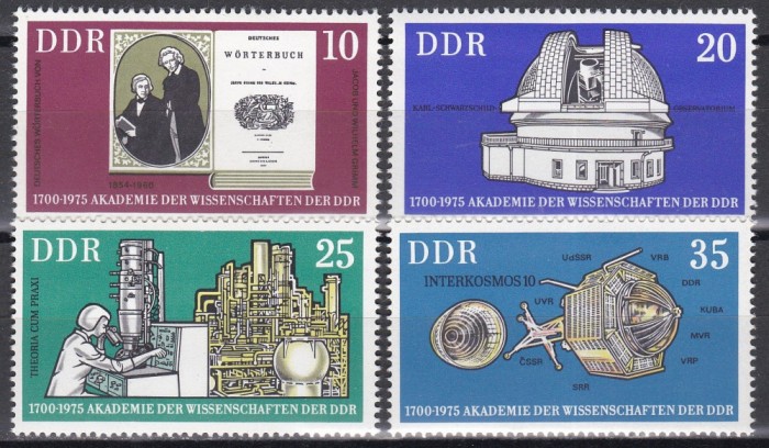 Germania RDG 1975 - A 275-a aniversare a Academiei de Științe MNH