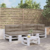 vidaXL Perne de paleți, 5 buc., gri taupe, material textil 3217139