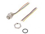 Soclu M12 4P Mamă cu Cabluri Ethernet