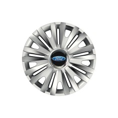 Set 4 capace roti Cu Inel Cromat Royal R16 pentru gama auto Ford