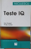 Teste IQ - Ken Russell, Philip Carter, Editura Niculescu, 2008, Psihologie, 189 Pagini
