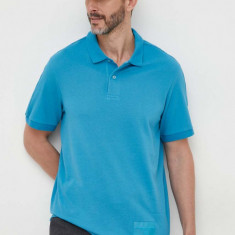 Armani Exchange polo de bumbac cu imprimeu