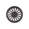 Set 4 Capace Roti 15 inchi (R15) Dino Negru, Compatibile cu Volvo