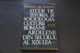 Studii de istoria si sociologia culturii romane ardelene din sec XIX G Em Marica