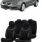 Set huse scaune SAPPHIRE compatibile VW Passat B6 (2005-2010)Piele+Textil (ALBASTRU)