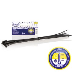 COLIERE NYLON NEGRE 2.5*150 MM SET 100 BUC