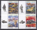 Sierra Leone 2019 - Bătălia de la Kursk, Serie cu Tabsuri, MNH