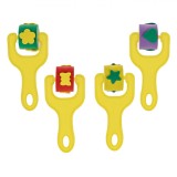 Set Role Vopsit, 4 Modele Reliefate, Multicolor, 6.5x14cm, 4 Bucăți