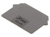 Placă extremitate neagră poliamidă 1mm