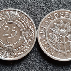 Antilele Olandeze 25 cent centi 1989