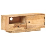 Cumpara ieftin Comoda TV, 90x30x35 cm, lemn masiv de mango
