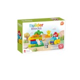Set de constructie STEAM - Zoo distractiva (32 piese) PlayLearn Toys, Bufnitel