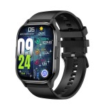 SMARTECH SmartWatch cu Apel Bluetooth, Tensiune, Ritm cardiac, Nivel Oxigen, Nivel stres, Ciclu menstrual, Afisare vreme, Calendar, Calculator S670