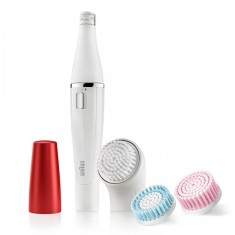 Epilator Braun 852 Face 6 accesorii Rosu foto