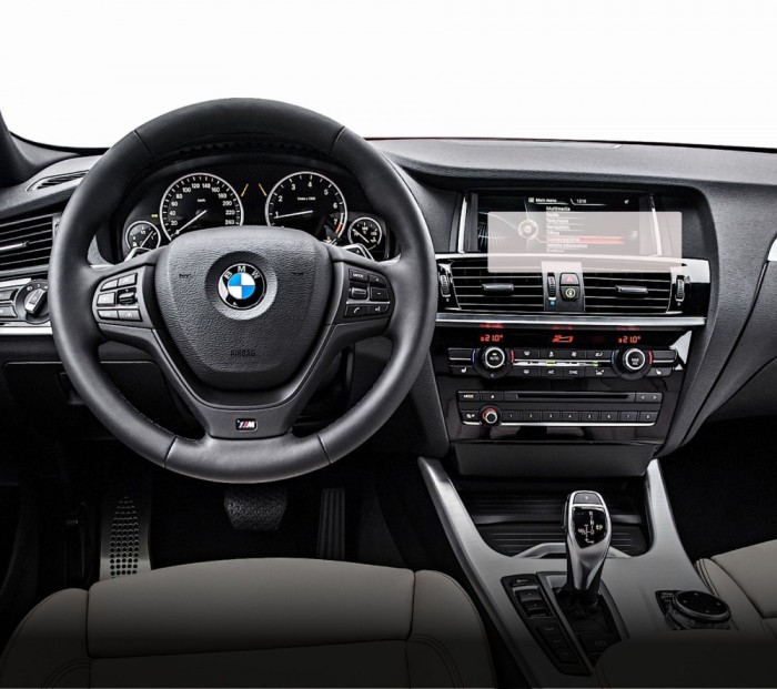 Folie Protectie Navigatie BMW X4 2015-2018, Duragon, protectie Display Navigatie, silicon Mat, Anti-zgarieturi, Anti-amprenta, kit instalare