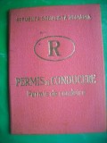 HOPCT PERMIS DE CONDUCERE RSR-- DMR DOBROGEA 1967 CONSTANTA