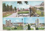 Bnk cp Timisoara - Vedere - uzata, Circulata, Printata
