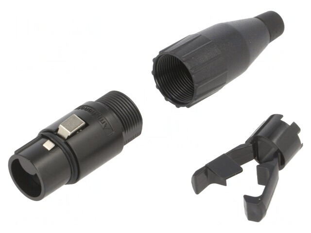 Metal Plug Straight Cord 4 Sockets