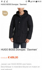 Geaca iarna cu puf Hugo Boss foto