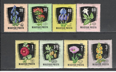 Ungaria.1961 Flori de plante medicinale DF.153 foto