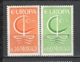 Monaco.1966 EUROPA SM.457, Nestampilat