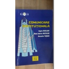 Comunicare institutionala- A.Rogojanu, D.A.Hristache, Al.Tasnadi