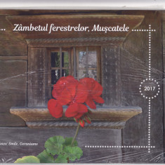 2017 Romania - Album filatelic Zambetul ferestrelor,Muscatele LP 2169b