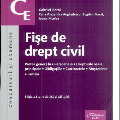 FISE DREPT CIVIL BOROI + CURS DREPT CIVIL PARTE GENERALA BOROI PDF