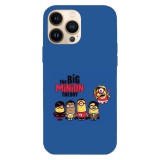 Husa compatibila cu Apple iPhone 13, Viceversa, model The big minion theory Minions , Silicon, TPU, Transparent, Carcasa