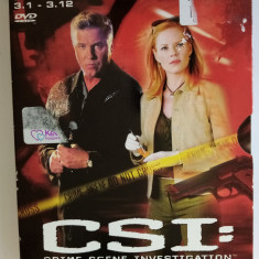 DVD 3 CSI Sezon 3 12 episoade, M. Helgenberge, Jorja Fox, William Petersen F11