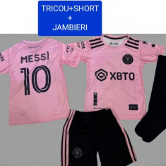 ECHIPAMENTE COMPLETE FOTBAL COPII 4/14 ANI,MESSI INTER MIAMI,MODEL NOU