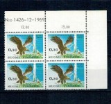 Finlanda 1970 - Conservarea naturii, păsări, bloc de 4 neuzat