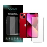 FOLIE STICLA Spacer pentru Iphone 13 Mini, grosime 0.3mm, acoperire totala ecran, strat special anti-ulei si anti-amprenta, Tempered Glass, sticla 9D,