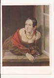 FA126 -Carte Postala- RUSIA - State Russian Museum - V. Tropinin, Treasurer's Wife, circulata 1967