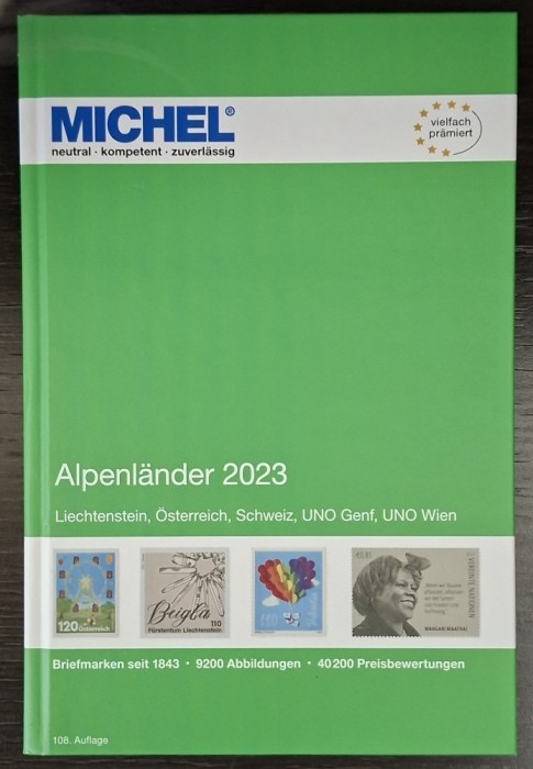 Catalog timbre Michel - Alpenl&auml;nder 2023 [E1]
