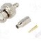 Conector BNC, 50&Omega;, tata, aurit, {{Producator}} -